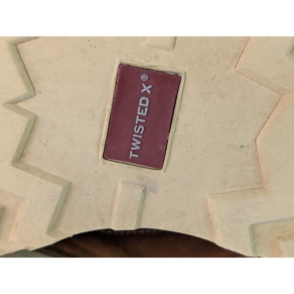 Twisted X 4" Wedge Sole Soft Toe Boot Brown Mens Size 11.5 MCA0032 - Picture 12 of 13